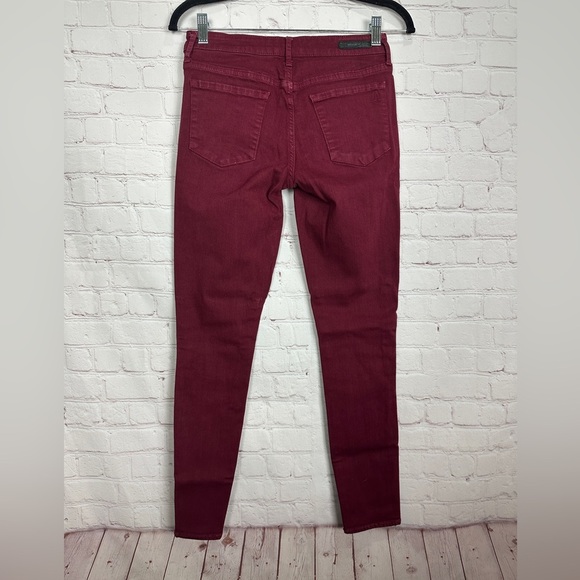Articles of Society Sarah Skinny Jeans Size 26 red stretch jeans cotton viscose - Picture 3 of 7